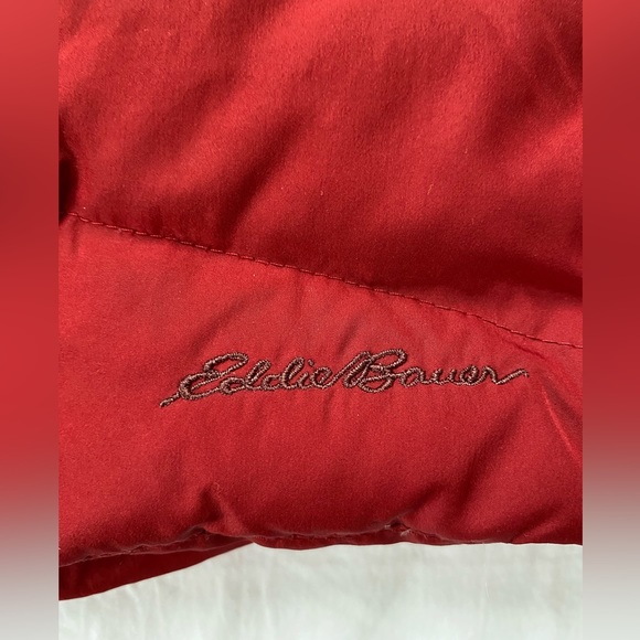 Eddie Bauer red puffer jacket vest parka women’s or men’s size xl large - Picture 4 of 4